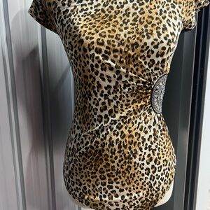 Leopard Print Women's Top